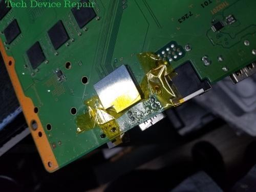 Kapton Masked HDMI PS4 port