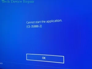 PS4 CE-35888-2 Error - Tech Device Repair - TDR