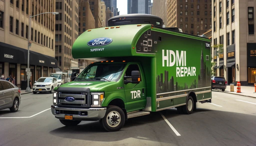 The Perfect repair with the TDR Truck at your home!